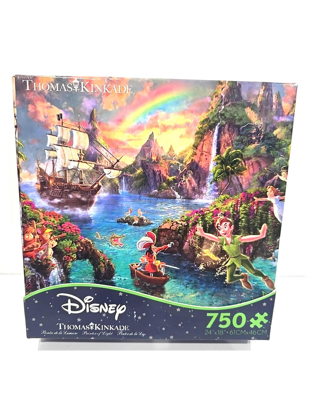 Ceaco Kinkade Disney Peter Pan Puzzle 750pc 2017